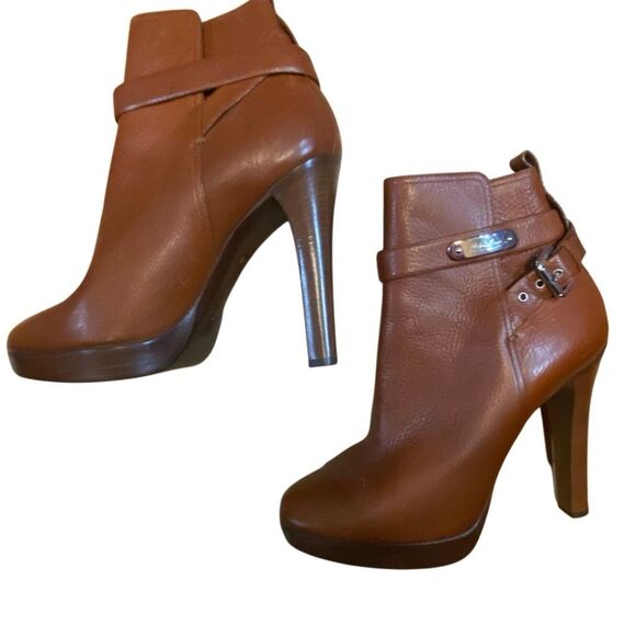 Ralph Lauren Purple Luxury Label Collection all leather bootie. Made in Italy. 4 - Picture 2 of 12